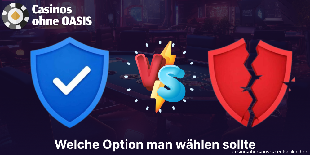 Was soll man wählen – ein Casino mit LUCAS oder eines ohne?